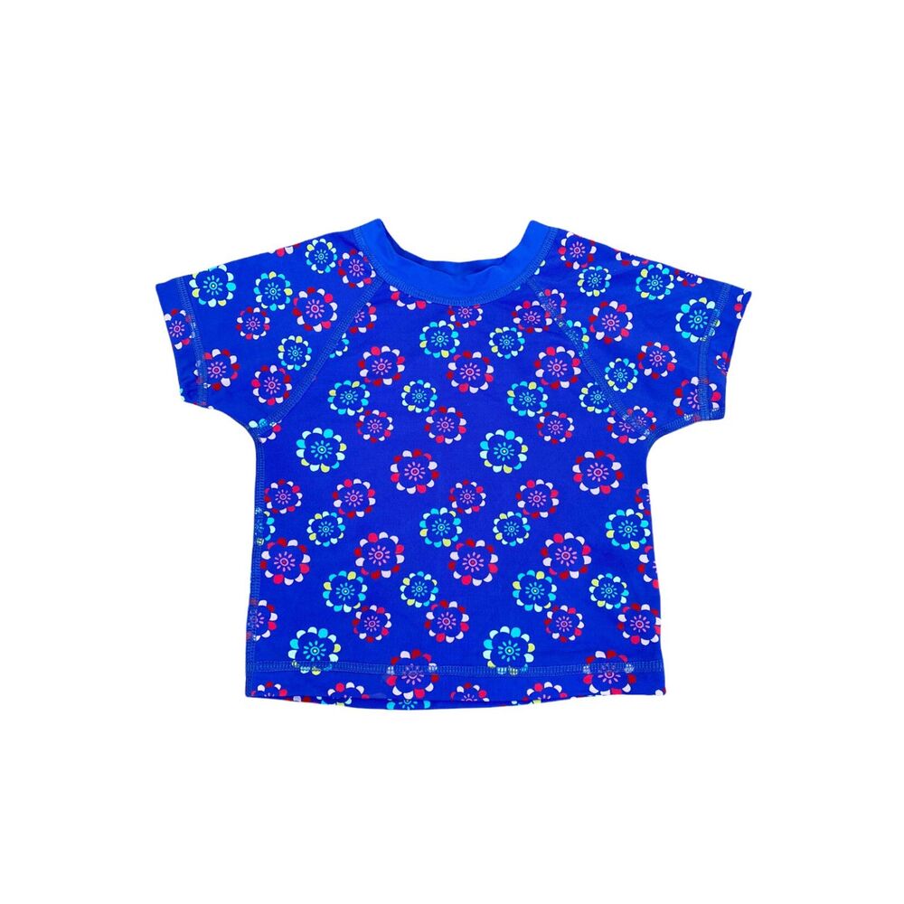 Tea Collection Floral Rash Guard Top Tea Collection 12-18 mo